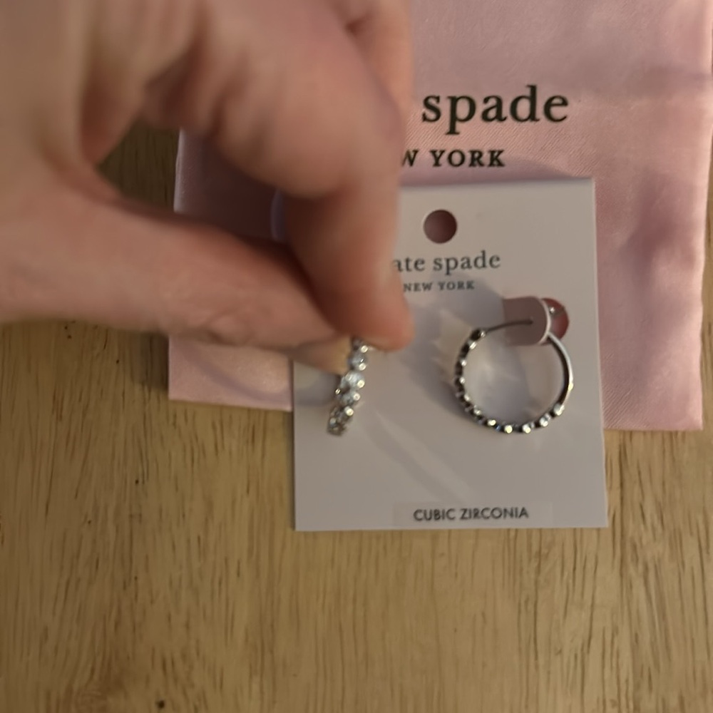 Kate Spade hoop earrings - Picture 2 of 3